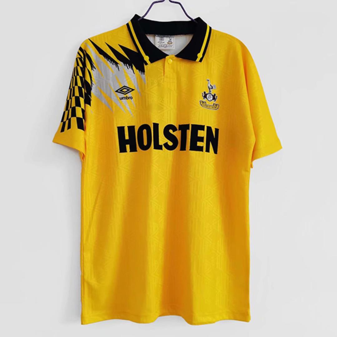 AAA Quality Tottenham 92/95 Third Yellow Soccer Jersey